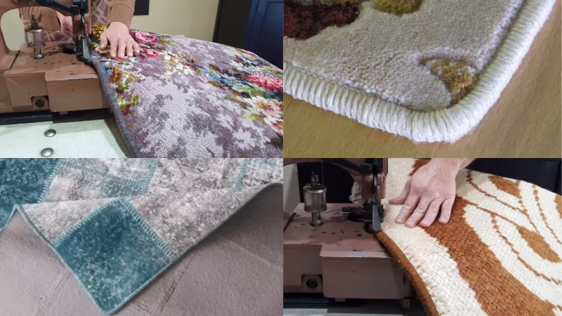 Carpet overlocking Auckland – edge finishing to prevent fraying and strengthen rugs