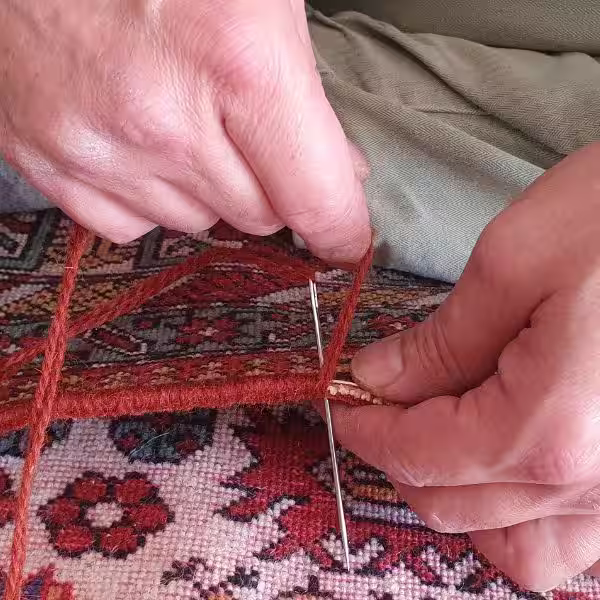 Professional rug edge stabilisation and structural rug repair in Auckland