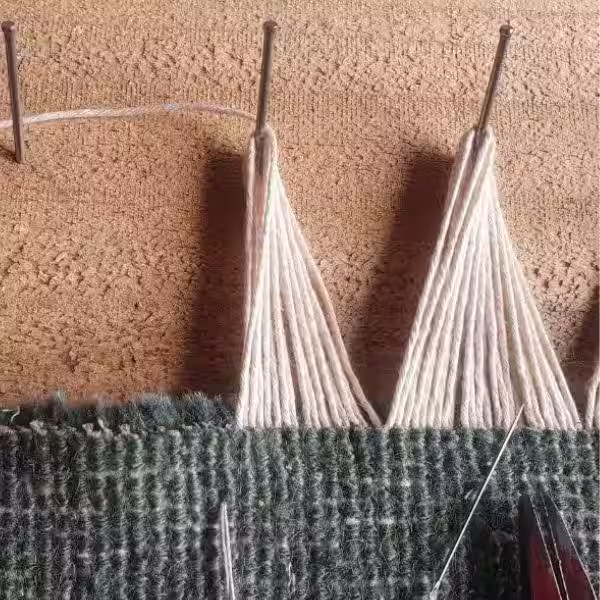 Professional vintage rug repair in Auckland restoring worn and damaged areas with expert hand restoration techniques by The Rug Guru